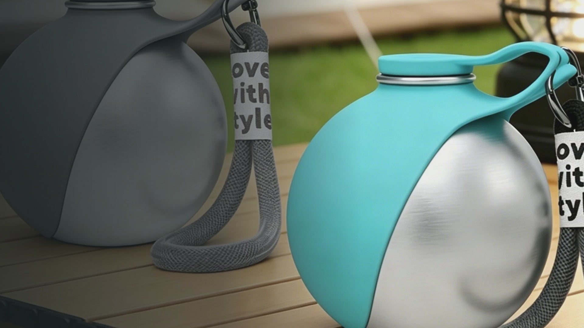 Vídeo de la botella de agua portátil para perros